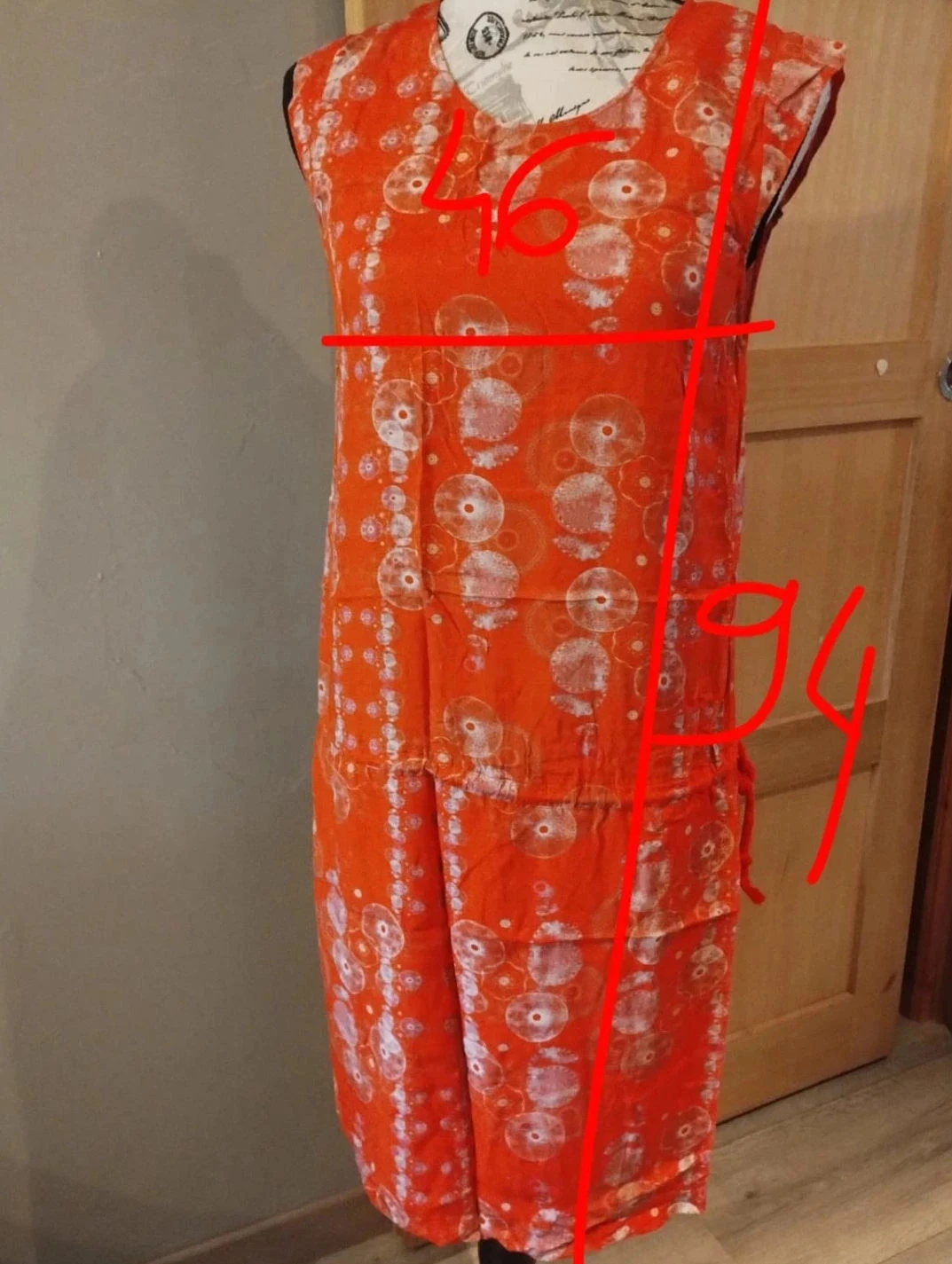 Vestido laranja com padrões, One step T38/40 – photo 11